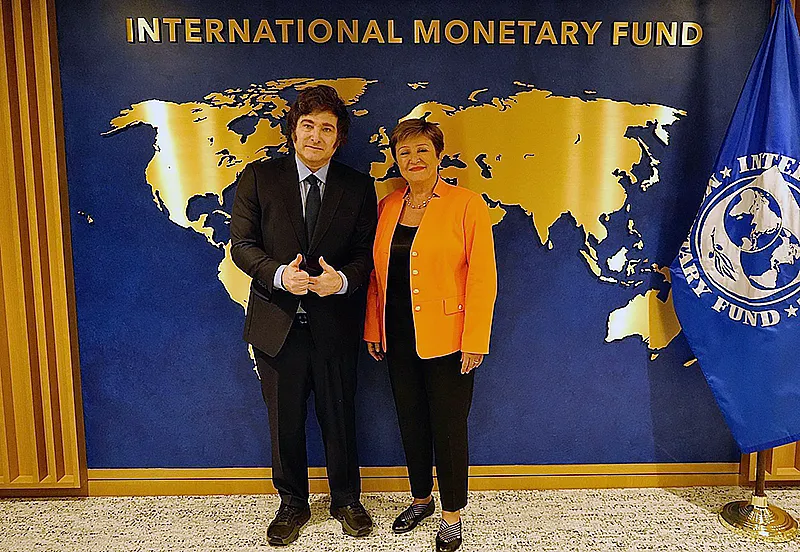 JavierMilei-KristalinaGeorgieva-Feb2025